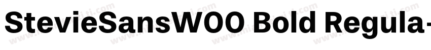 StevieSansW00 Bold Regula字体转换
